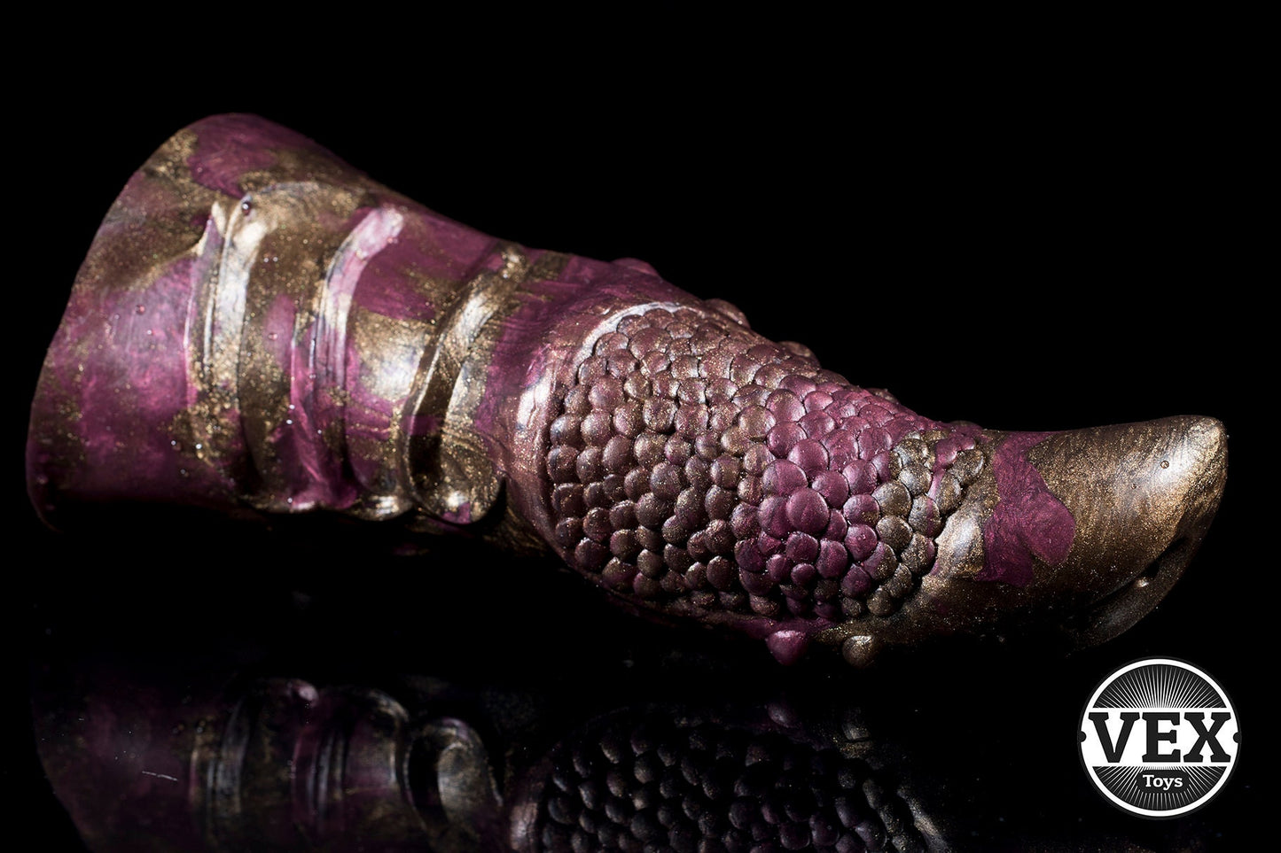 REPTILE CLAW | Fantasy Cock Dildo Platinum Silicone Sex Toy.