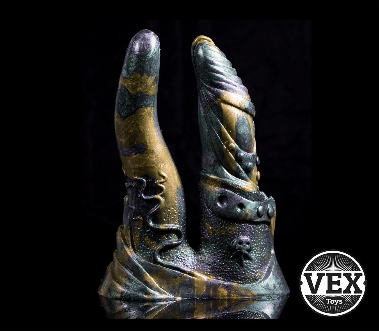 double dildo sex toy platinum silicone dildo vex toys