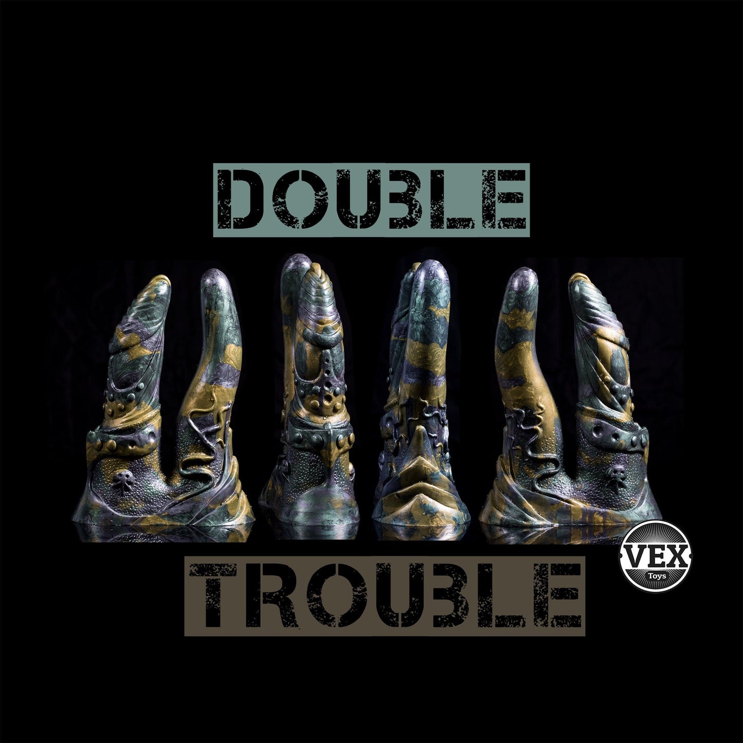 Fantasy Sex Toy Double Dildo | DOUBLE TROUBLE