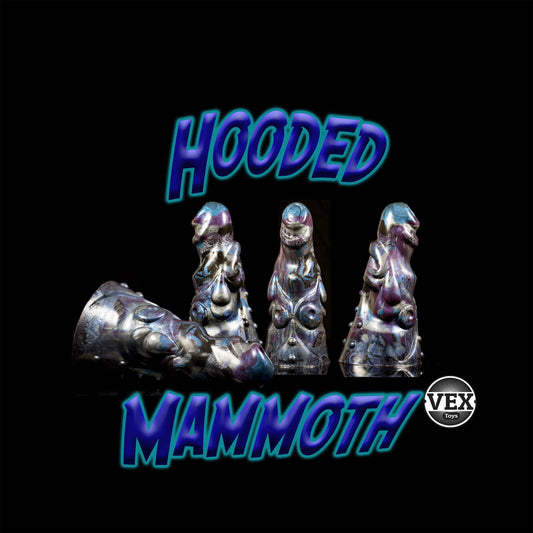 HOODED MAMMOTH | Fantasy Dildo  Platinum Silicone Large Sex Toy.