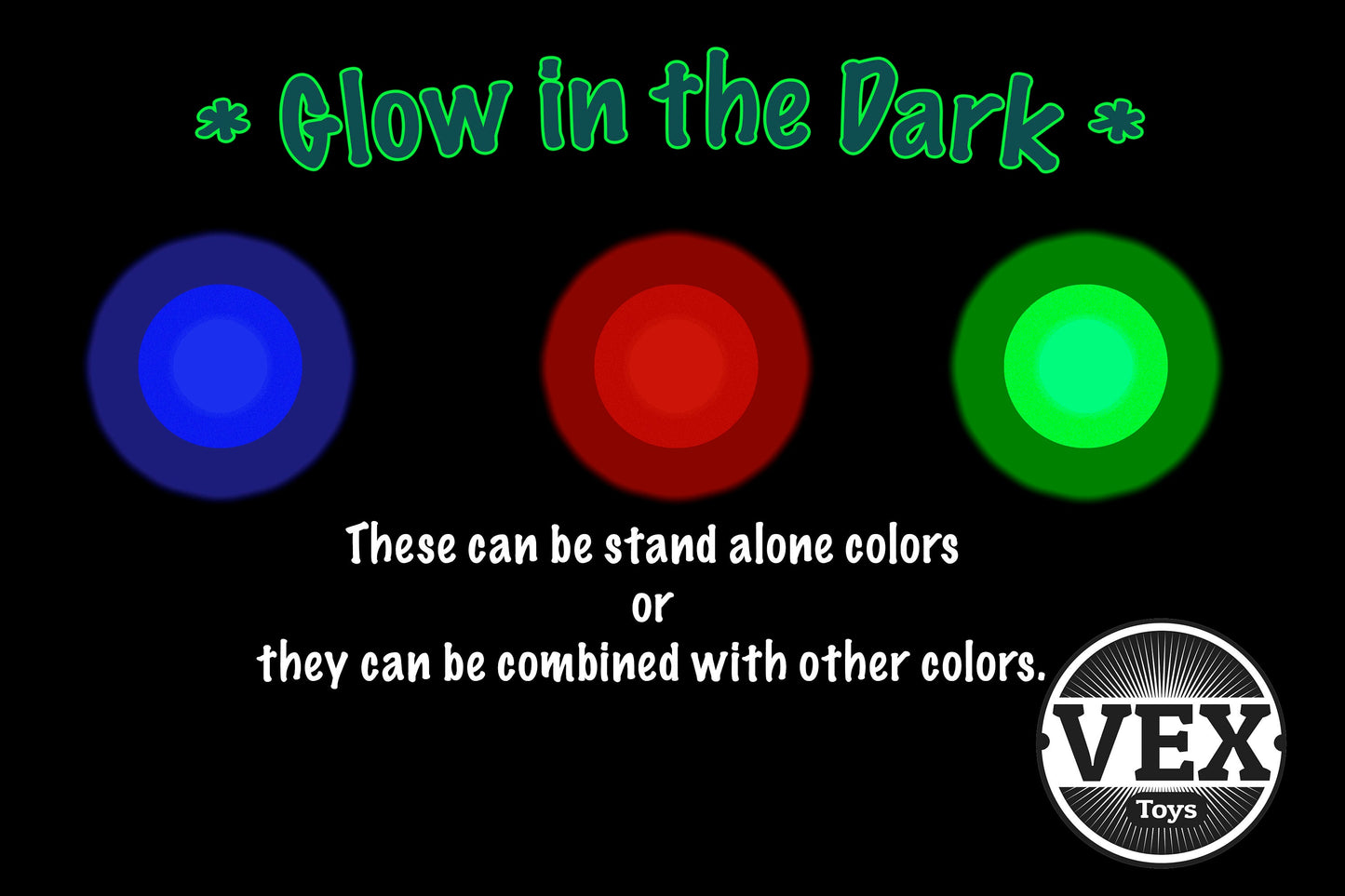 Glow in th Dark Add-On colors