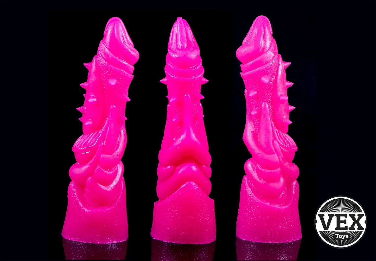 ALIEN INVASION Custom Fantasy Dragon Dildo With Knots & Spikes