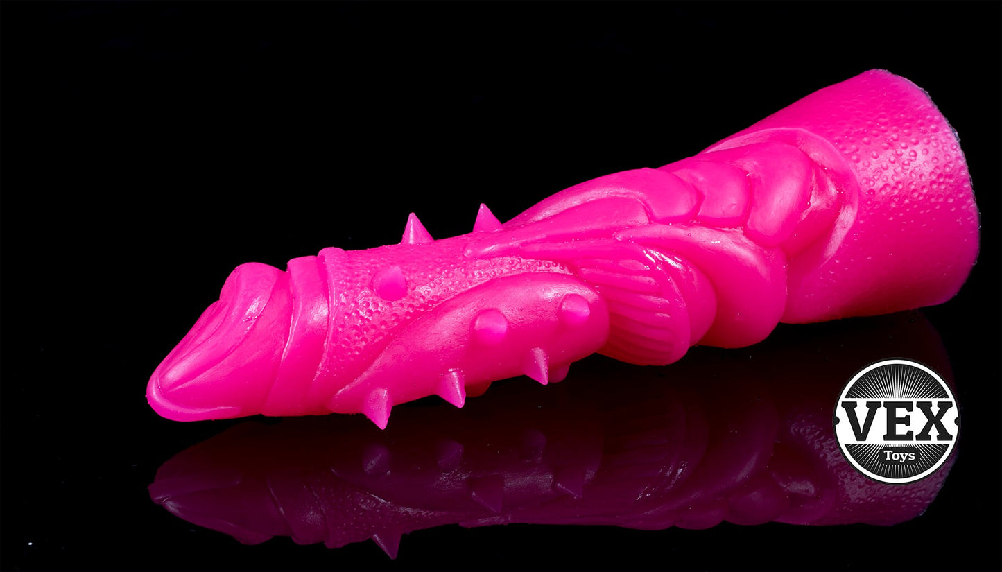 ALIEN INVASION Custom Fantasy Dragon Dildo With Knots & Spikes