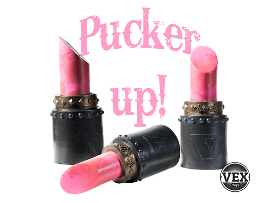 Lipstick dildo Platinum Silicone Makeup Sex Toy | PUCKER UP