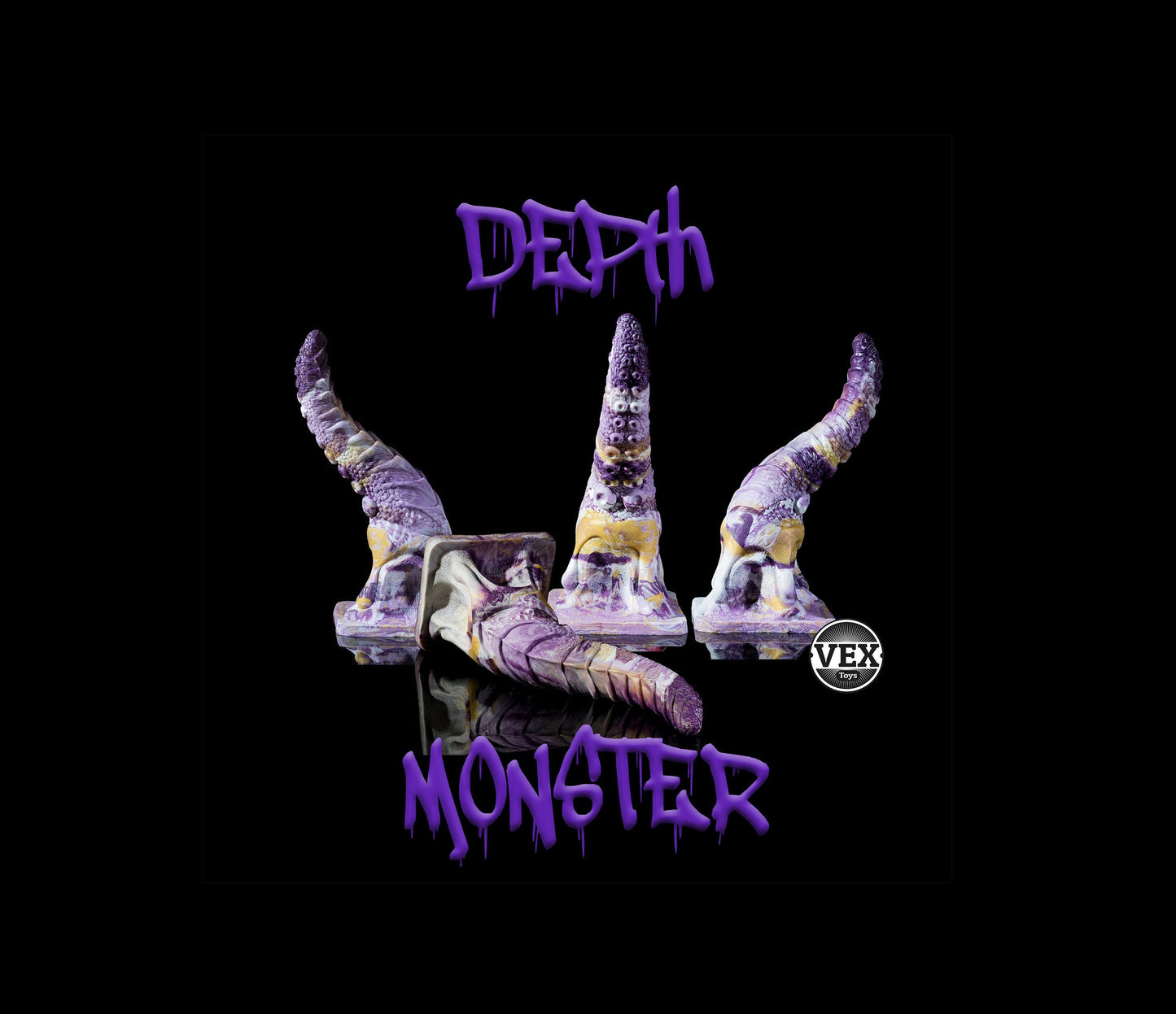 DEPTH MONSTER | Monster Dildo Large Fantasy Sex Toy.