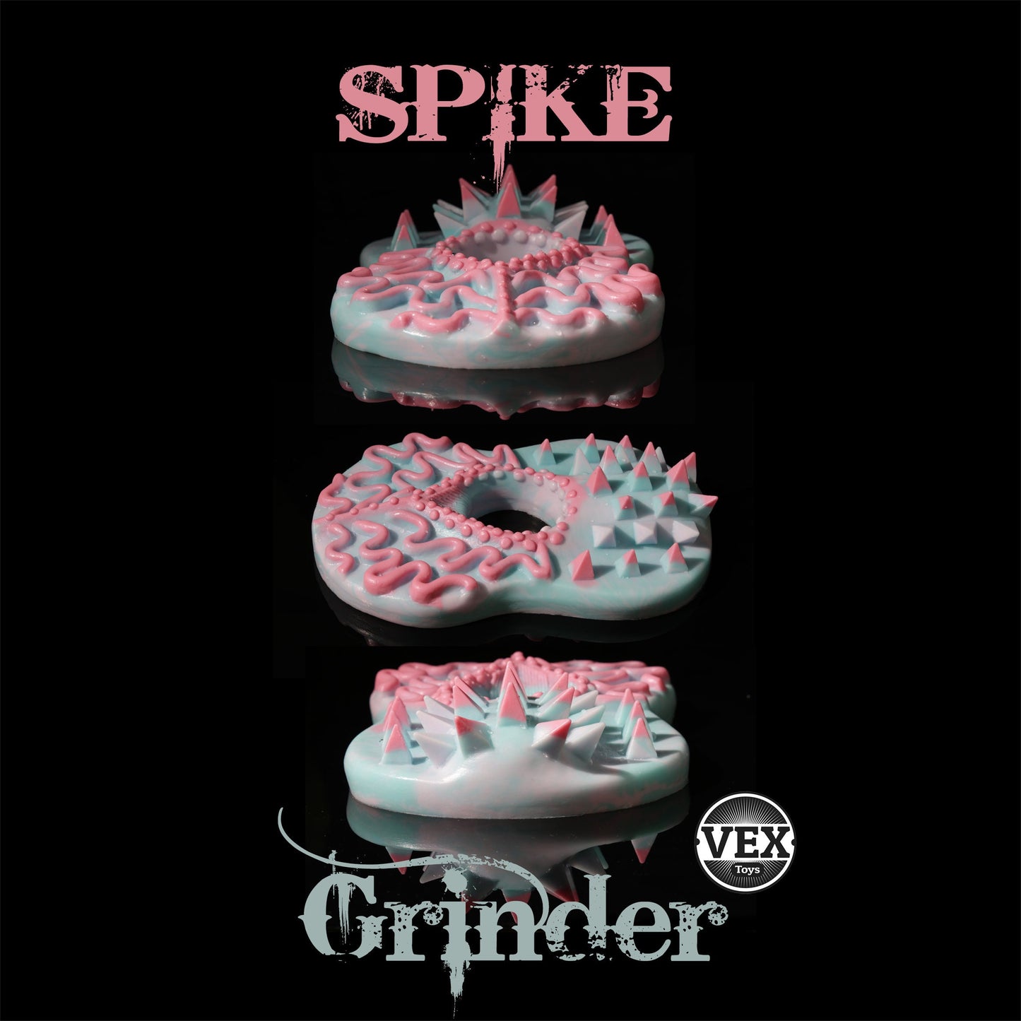 Grinder Toy Textured Adult Massager  "Spike Grinder":